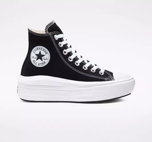 Converse Chuck Taylor All Star Move Hi Flatforms Μποτάκια Black / Natural Ivory / White