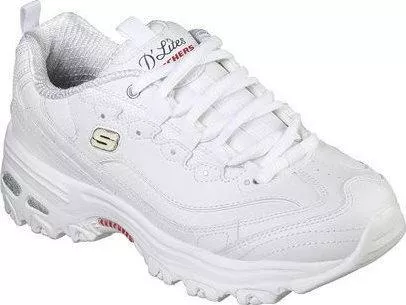Skechers D'Lites Fresh Start Γυναικεία Chunky Sneakers Λευκό