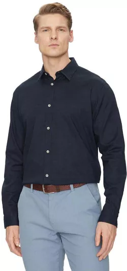 Jack & Jones Μακρυμάνικo Πουκάμισο μπλε