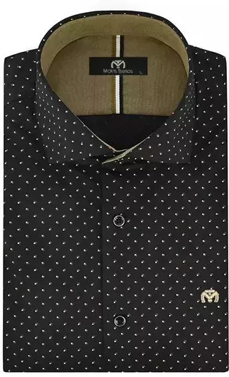 Makis Tselios Fashion Μακρυμάνικo Πουκάμισο Μαύρο