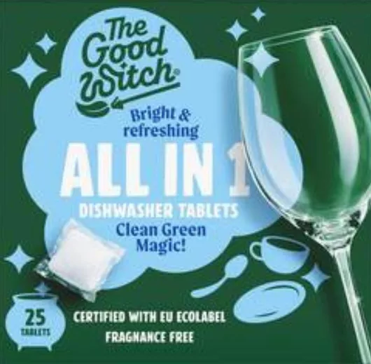 Ταμπλέτες Πλυντηρίου Πιάτων The Good Witch Σετ 25τμχ