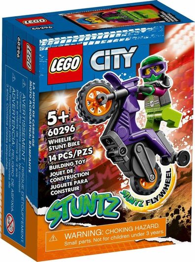 Lego City: Wheelie Stunt Bike για 5+ Ετών #60296