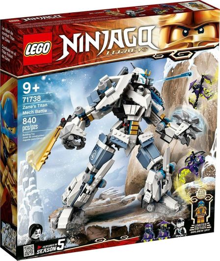 Lego Ninjago: Legacy Zanes Titan Mech Battle Ninja για 9+ Ετών #71738