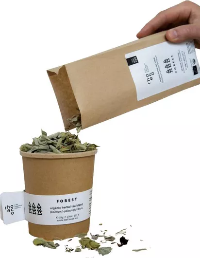 Τσάι Μείγμα Βοτάνων Rhoeco Eco Forest Refill Βιολογικό 53gr 