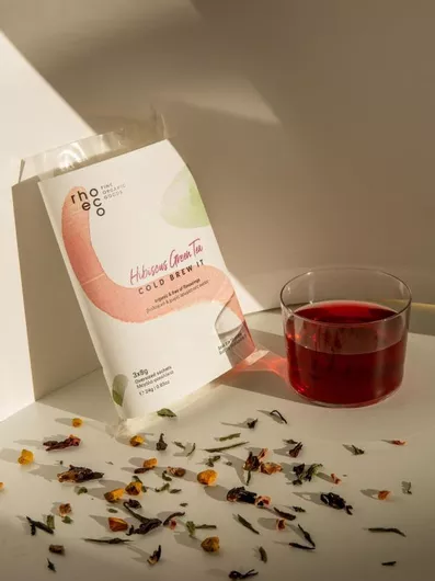 Τσάι Πράσινο Rhoeco Cold Brew It Βιολογικό σε Φακελάκια Σετ 3τμχ x 8gr