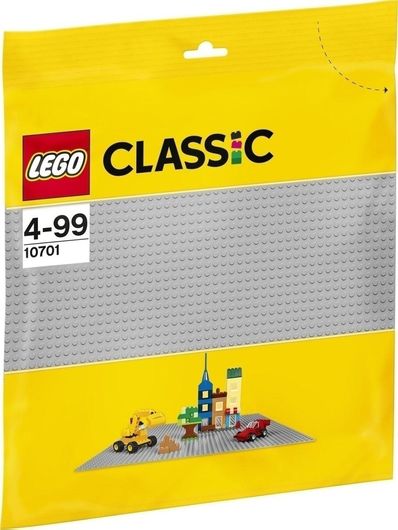 Lego Classic: Grey Baseplate για 4+ Ετών #10701