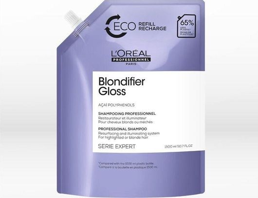 L'Oréal Professionnel Blondifier Gloss Refill Σαμπουάν Αναδόμησης/Θρέψης & Διατήρησης Χρώματος για Βαμμένα Μαλλιά 1500ml