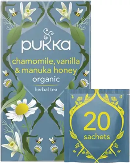 Τσάι Χαμομήλι Pukka Βιολογικό με Βανίλια σε Φακελάκια Σετ 20τμχ