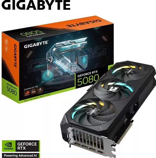 Κάρτα Γραφικών Gigabyte GeForce RTX 5080 16GB GDDR7 Gaming OC 
