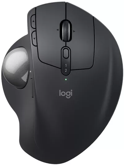 Logitech MX Ergo S Ασύρματο Εργονομικό Bluetooth Ποντίκι με Trackball Μαύρο