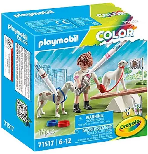 Playmobil Color Εκπαίδευση Σκύλων για 6+ Ετών #71517