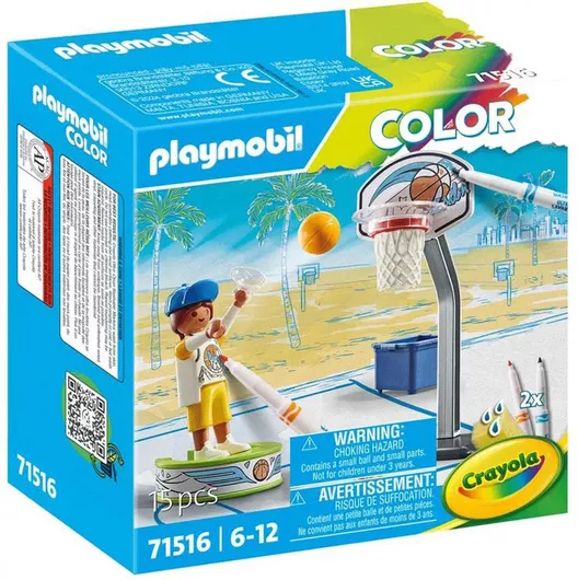 Playmobil Color Προπόνηση Μπάσκετ για 6+ Ετών #71516