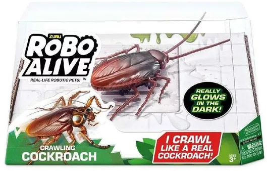 Ρομποτικό Παιχνίδι Zuru Robo Alive Spider Creepy Crawlies Ρομποτική Κατσαρίδα για 3+ Ετών