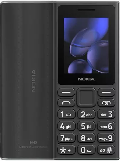 Κινητό Απλής Χρήσης Nokia 105 2024 Dual SIM Ελληνικό Μενού Μαύρο