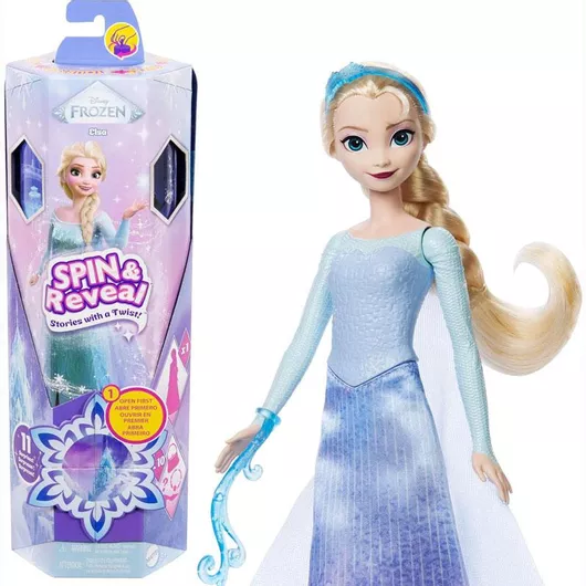 Κούκλα Mattel Disney Frozen Fashion Doll Spin & Reveal Elsa Wave 2 για 3+ Ετών