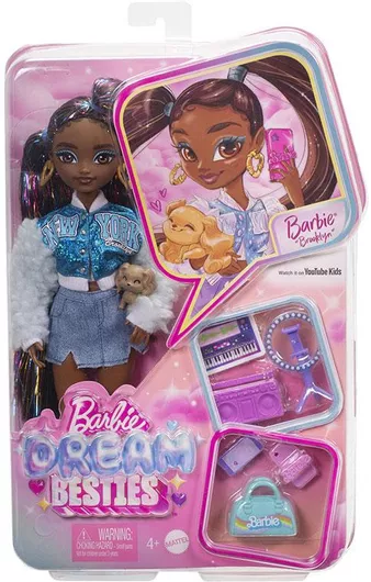 Σετ Mattel Barbie Dream Besties Barbie Brooklyn για 4+ Ετών