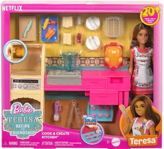 Σετ Mattel Barbie And Teresa Recipe For Friendship Teresa για 3+ Ετών