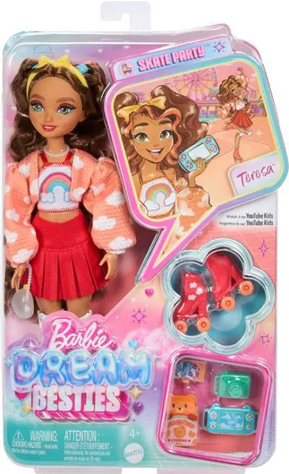 Κούκλα Mattel Barbie Dream Besties Teresa Skater για 4+ Ετών
