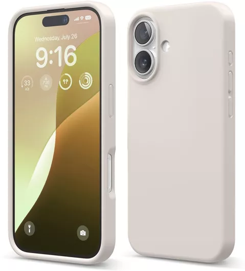 Θήκη Κινητού Elago Premium Back Cover για Apple iPhone 16 Σιλικόνη Stone
