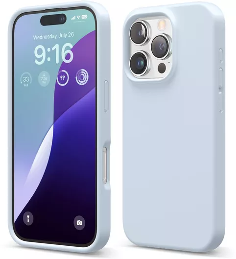 Θήκη Κινητού Elago Back Cover για Apple iPhone 16 Pro Σιλικόνη Γαλάζιο