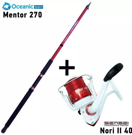 Καλάμι Ψαρέματος Casting Oceanic Team Mentor 270 με Μηχανισμό Sensei Nori II 40 2.70m 280gr