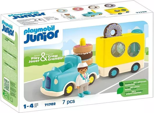 Playmobil Junior Φορτηγάκι Ντόνατ για 12+ Μηνών #71702