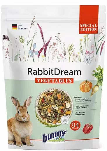 Τροφή για Κουνέλια Bunny Nature Rabbit Dream Vegetables με Λαχανικά 1.5kg