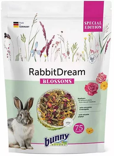 Τροφή για Κουνέλια Bunny Nature Rabbit Dream Blossoms με Λαχανικά 1.5kg