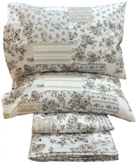 Σετ Μαξιλαροθήκες Linea Home Chardon Floral Βαμβάκι & Πολυεστέρας 72x52cm Πολύχρωμο 2τμχ