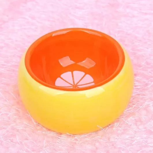 Μπολ Τρωκτικών Γκρέιπφρουτ Κεραμικό 8x8x4cm Πολύχρωμο