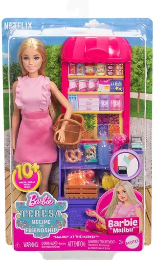 Barbie Malibu Σετ Κούκλας για 3+ Ετών - Mattel