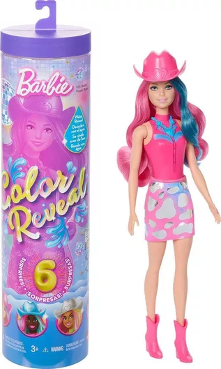 Barbie Disco Star Series Κούκλα Color Reveal για 3+ Ετών - Mattel