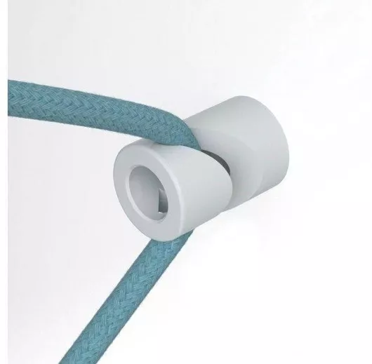 Στήριγμα Υφασμάτινου Καλωδίου V Οροφής Τοίχου Κιτ Creative Cable 150097 Λευκό