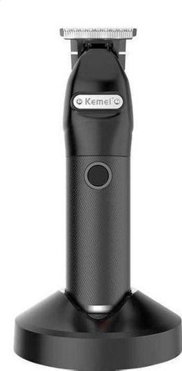 Kemei Επαναφορτιζόμενη Κουρευτική Μηχανή Μαύρη KM-1753