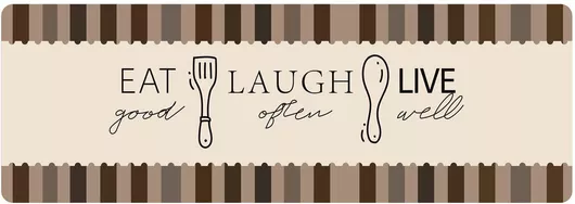 Πατάκι Κουζίνας Αντιολισθητικό Huh0218 Home Use 120x40cm 3.5mm Πάχος Καφέ