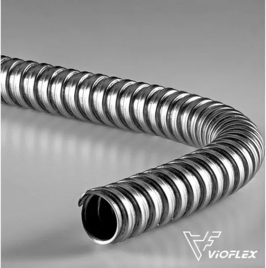 Εύκαμπτος Μεταλλικός Σωλήνας 40mm Viokar 9107609040 Ασημί