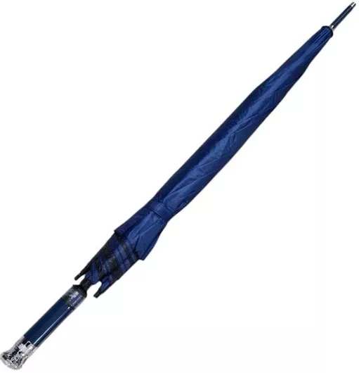 Ομπρέλα Βροχής Αυτόματη με Μπαστούνι Μπλε