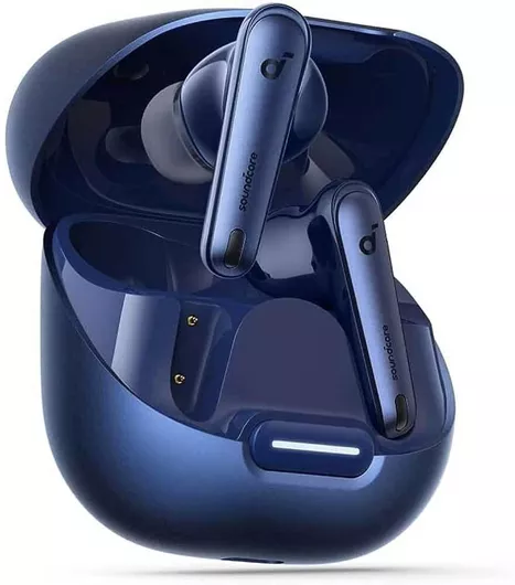 Soundcore by Anker Liberty 4 NC In-ear Bluetooth Handsfree Ακουστικά με Αντοχή στον Ιδρώτα & Θήκη Φόρτισης Navy Blue