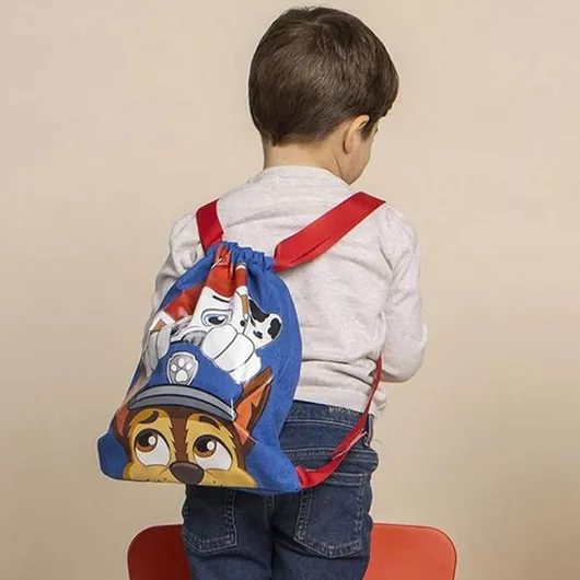Παιδική Τσάντα Πουγκί Paw Patrol 33x27cm Μπλε