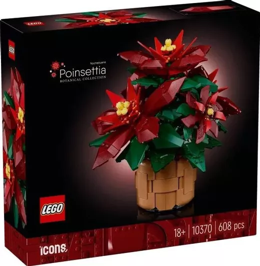 Lego Icons Poinsettia για 18+ Ετών 608τμχ