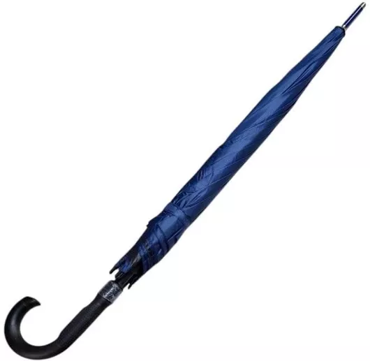 Ομπρέλα Βροχής Αυτόματη με Μπαστούνι Μπλε