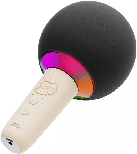 XO Wireless Karaoke Microphone BE50 Lollipop in Beige Color
