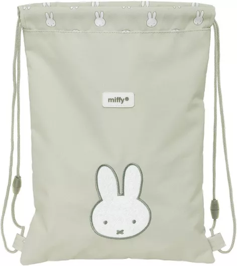 Παιδική Τσάντα Πουγκί Miffy 34x26cm Γκρι