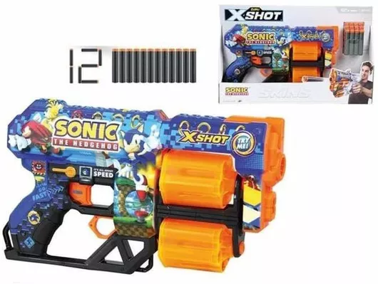BigBuy Zuru X-shot Sonic Skins