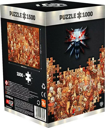 Puzzle The Witcher: Birthday 2D 1000 Κομμάτια