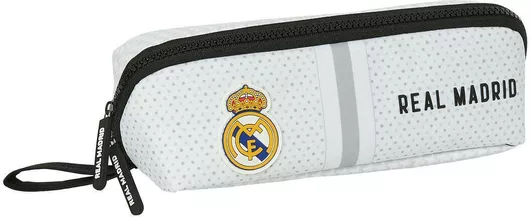 Κασετίνα Real Madrid C.f Λευκό Γκρι 20 X 8 X 8 Cm