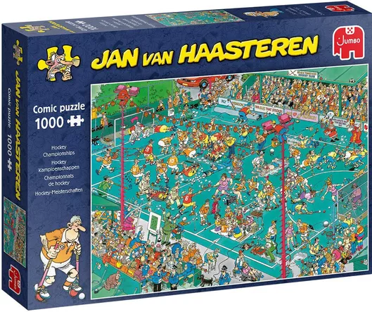 Jan Van Haasteren Hockey Championships Puzzle 2D 100 Κομμάτια
