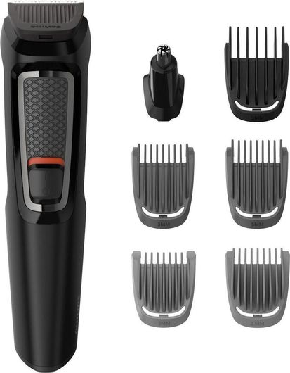 Philips Multigroom Series 3000 Σετ Επαναφορτιζόμενης Κουρευτικής Μηχανής Μαύρο MG3720/15