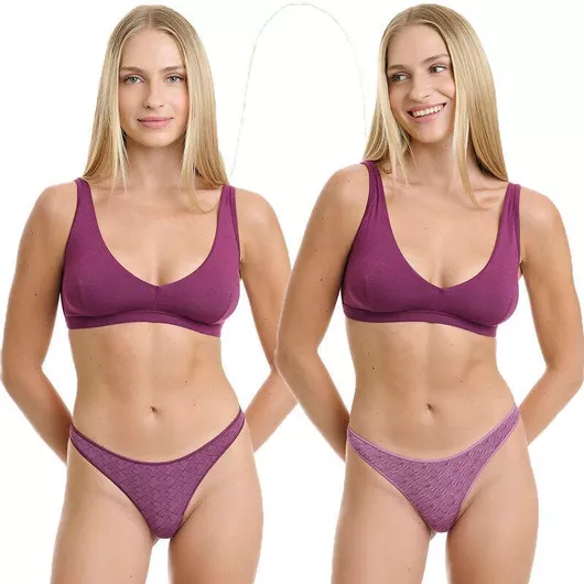 Walk Γυναικεία String 2Pack Multicolour