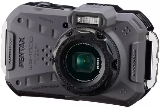 Pentax WG-1000 Compact Φωτογραφική Μηχανή 16MP Οπτικού Ζουμ 4x με Οθόνη 2.7" Γκρι